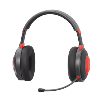 Isolated audio headset for gaming and streaming png