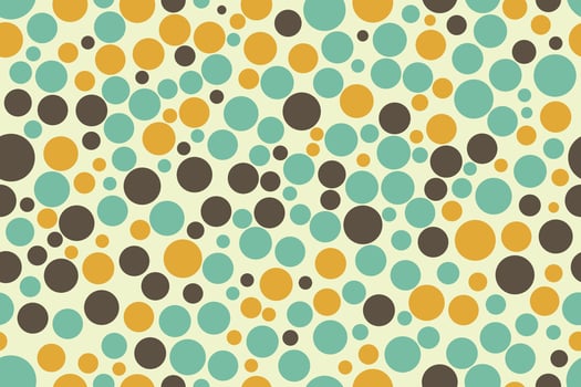 Bold colorful circles seamless pattern with layered circle elements and colorful artistic composition ideal for pattern use vector