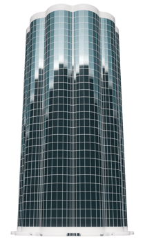 A large building with windows on the side png