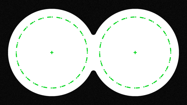 optical binocular telescope zoom view on transparent background png