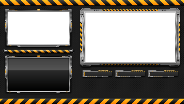 Hazard Zone - 4K Overlay - Industrial Design png