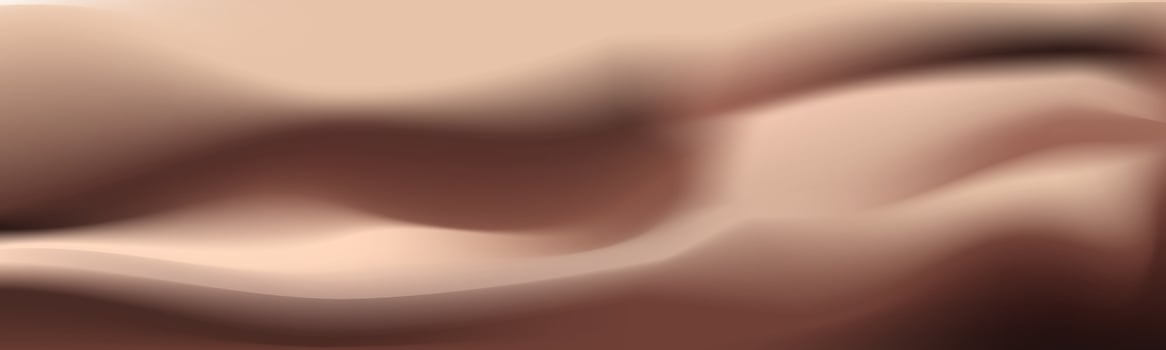 Sunlit dune landscape. vector