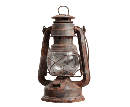Rustic lantern design for vintage home decor and ambiance png