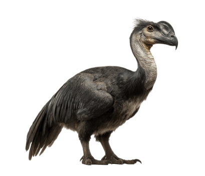 Unique bird species with distinct features in natural habitat setting png