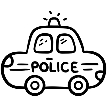 Police toy car png