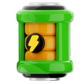 Battery 3d illustration. renewable energy, electric vehicle power icon. png