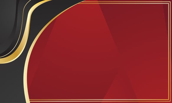 Abstract gold black background design for award certificate vector