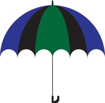 A colorful umbrella design vector
