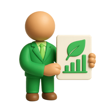 Simple Business Icon Representing Sustainable Growth and Innovation png