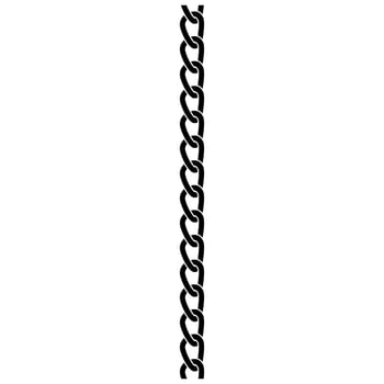 Chain Linked flat icon. illustration, isolated on white background. vector