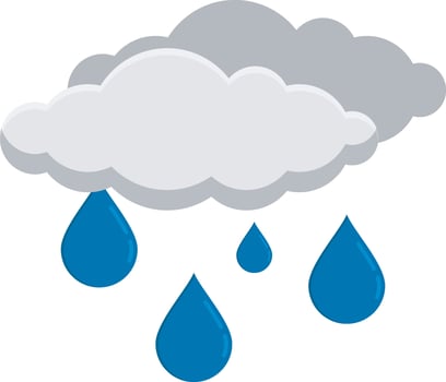 Cloudy Rain Climate vector