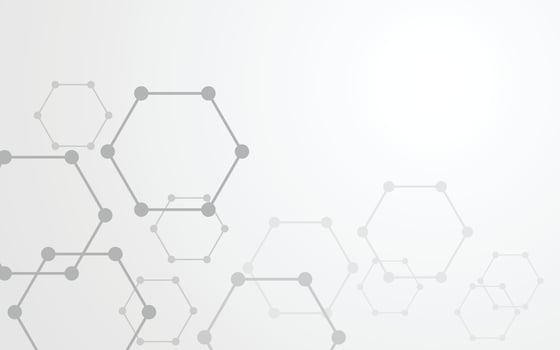 Geometric abstract background with hexagons. vector