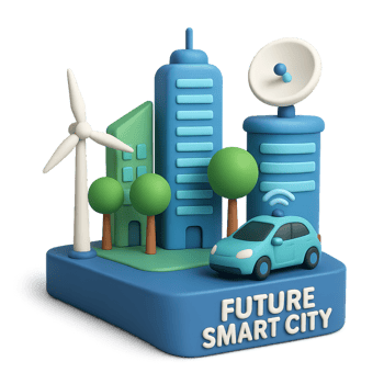 Future smart city png