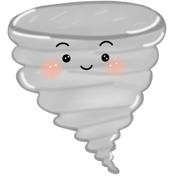 Tornado Twister Cyclone or Hurricane Illustration png