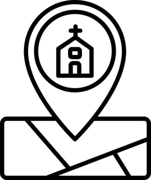 Christian Church Geo Spot vector