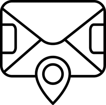 Postal Office Map Marker vector