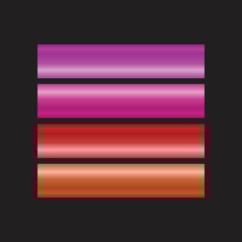 Color Palette A Collection of Gradient Bars vector