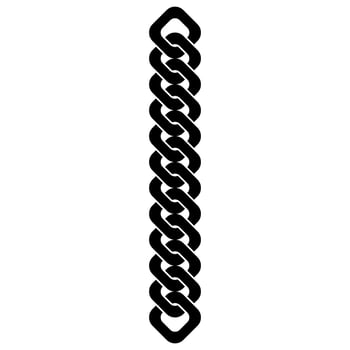 Chain icon isolated on white background. illustration. Eps 10. vector