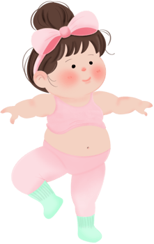 cute chubby girl png