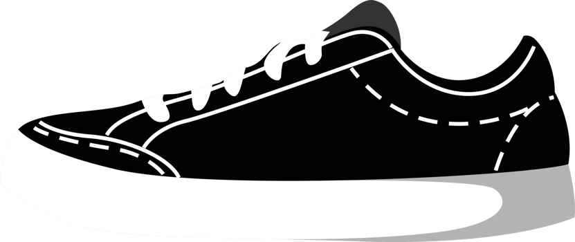 Black shoes illustration png