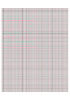 Millimeter grid on A4 size page. Divided by black 1 and red 10 mm lines. Sheet of engineering graph paper. illustration. vector