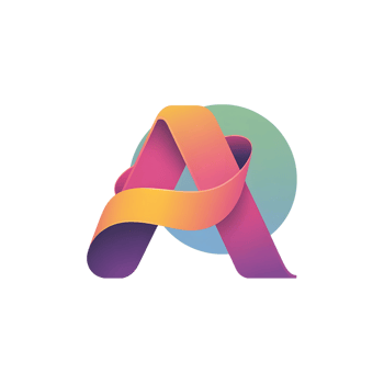 Artistic Letter A Emblem for Branding and Business Identity png