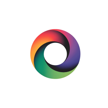Colorful Circular Abstract Logo for Creative Brands png
