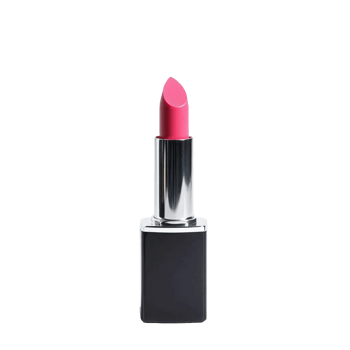 A lipstick in a black and pink container png