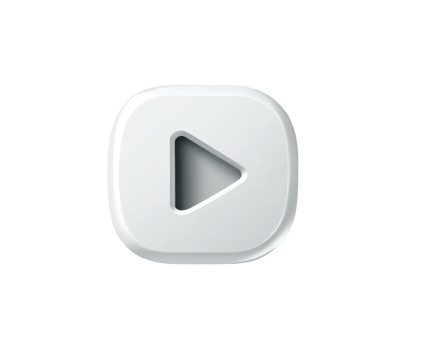 Play button icon for digital media applications and interfaces png