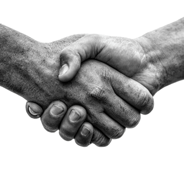 Unity and Cooperation shown through a handshake between hands png