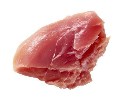 Fresh raw chicken breast for healthy meal preparation and cooking png