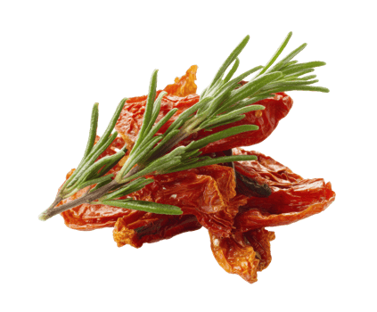 Rosemary sun-dried tomatoes for flavor enhancement png