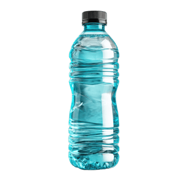 Clear bottled water for hydration and wellness needs png