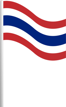 Thailand flag blow png
