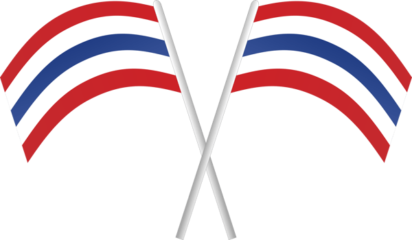 Thailand flag icon blow couple cross png