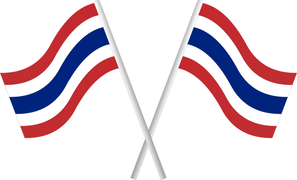 Thailand flag icon blow couple design png