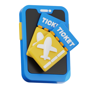 Mobile device with digital tickets png