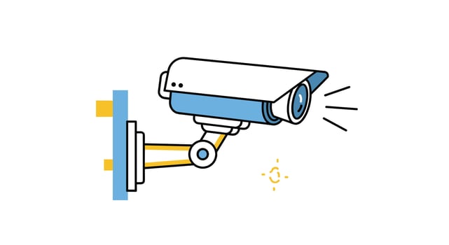 Security Camera Technology Ensuring Safety and Security for Homes and Public Places Today vector