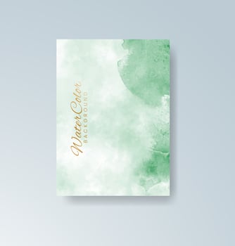Elegant card with soft watercolor strokes, ideal for your date, event cover, or promotional banner. vector