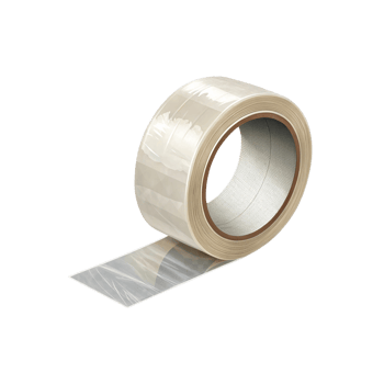 Clear packing tape roll adhesive transparent product on transparent background png