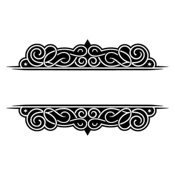 Elegant Celtic Knot Frame - Ornate Border for Text. vector
