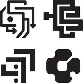Illustration of Technology Logo Icon Design vector