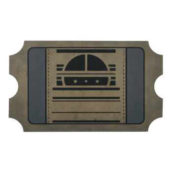 Vintage style movie ticket with classic design, featuring film reel icon and decorative borders, evokes nostalgia and excitement for cinema lovers png