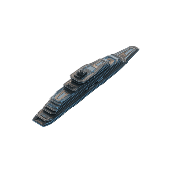 Futuristic, sleek spaceship with streamlined design and glowing blue accents, floating in space. ship angular structure suggests advanced technology and speed png