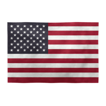 Image shows national flag of United States, featuring thirteen horizontal stripes alternating red and white, with blue rectangle in canton bearing fifty white stars png