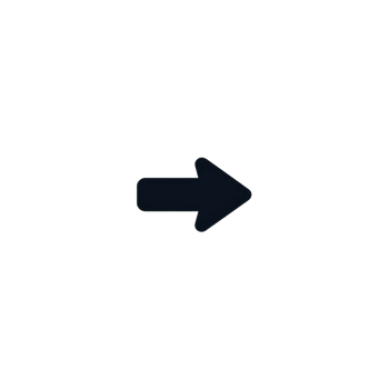 Simple black right arrow icon on transparent background, often used for navigation or indicating direction png