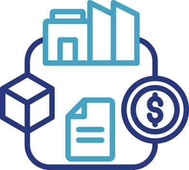 icons of project financing or cash flow and circular or cyclical design documents emphasize that this is an ongoing process, involving several stages or aspect vector