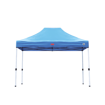 Blue pop up canopy tent with adjustable legs, ideal for outdoor events and providing shade. tent features sturdy frame and weather resistant fabric, perfect for various occasions png