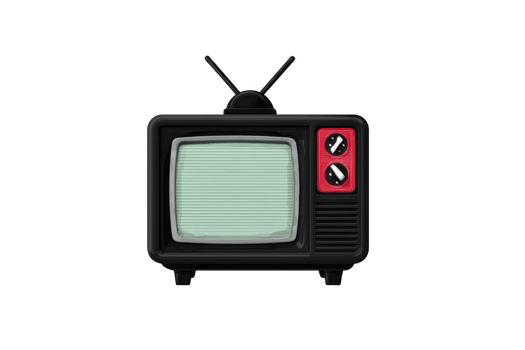 Vintage television with antennas and red dials evokes nostalgia, showcasing retro design and classic technology. old fashioned TV set is symbol of past entertainment eras png