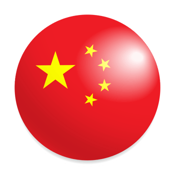 China Flag Round Icon - Chinese Flag Circle png